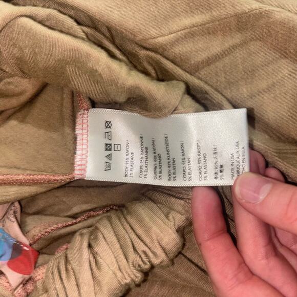 FP BEACH Alia Wide Leg Pants- Boho Beach Resprt Wear Lounge Wear Flowy Pants - Picture 13 of 15